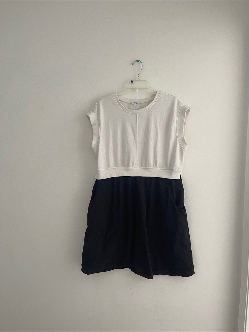 Lucky Brand White Top Black Skirt Casual Kids Dress